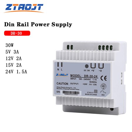 DIN Rail Power Supplies 12VDC 5A 60W SINGLE OUTPUT DIN 